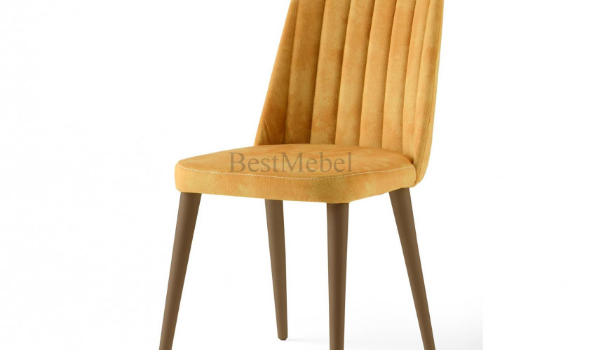 Трапезен стол "Milano 142" - жълт