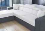 Ъглов диван "Модел 7016" - бяло