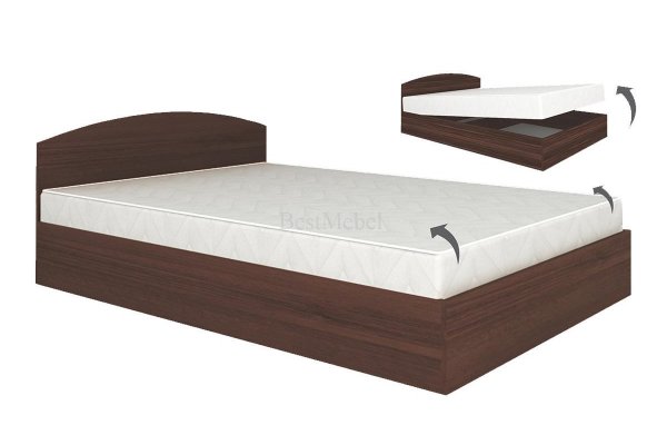 Легло "Модел 6003" - венге амбър